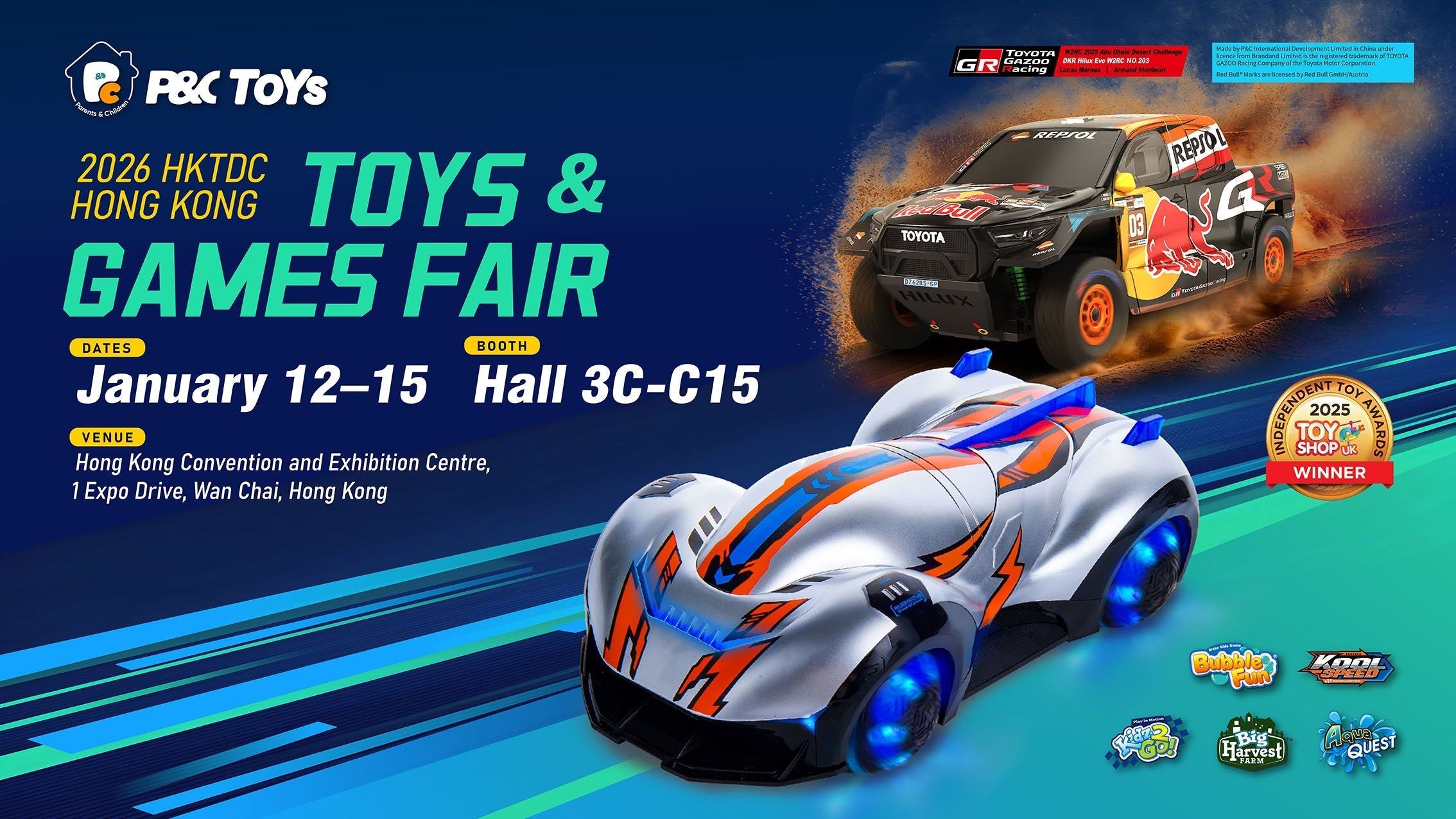 Meet P&C Toys at the 2026 HKTDC Hong Kong Toys & Games Fair