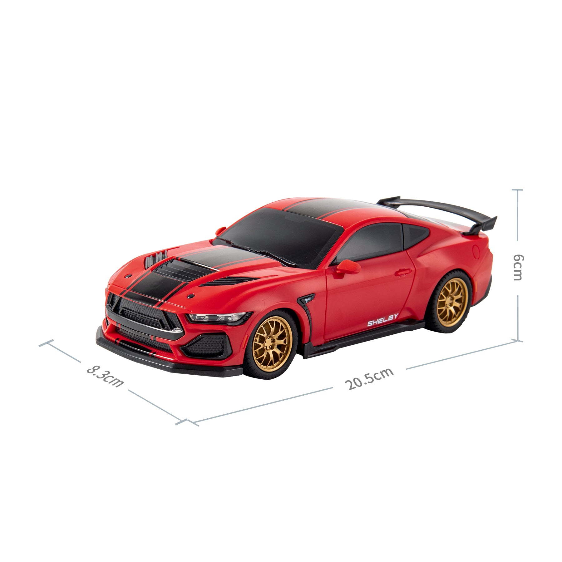1:24 Mustang Shelby Super Snake Pull Back with Light and Sound