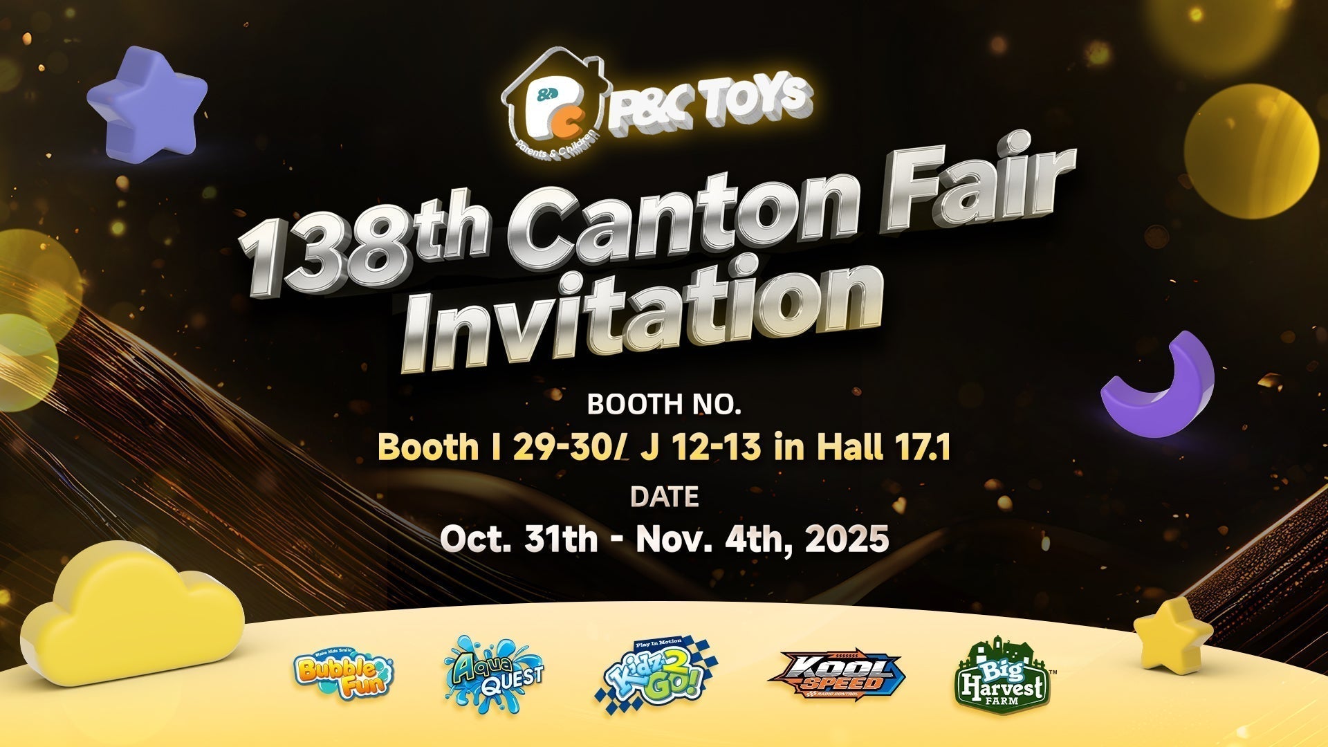 P&C Toys at the 138th Canton Fair: Award-Winning Toys, Ready for SS26