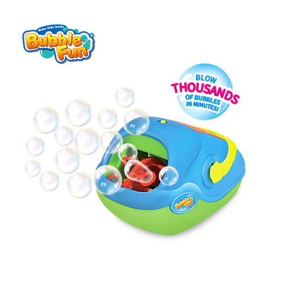 Small Automatic Bubble Machine Blue/Red