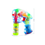 B/O Transparent Bubble Gun with Lights