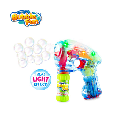 B/O Transparent Bubble Gun with Lights