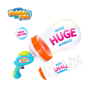 B/O 2 in 1 Jumbo Bubble Gun