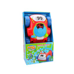 Mower Bubble Machine with Smile Face