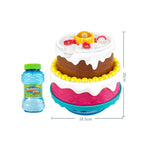 B/O Bubble Cake with Light and Happy Birthday Song