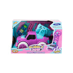 Ford F-150 Licensed Motorized Bubble Push Cart Pink color