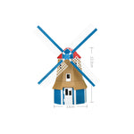 1:32 Farm Playset Include Dutch Windmill, Farmhouse, Tractor, Farmers, Animal Toys and Farm Tools