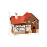 1:32 Farm Playset Include Dutch Windmill, Farmhouse, Tractor, Farmers, Animal Toys and Farm Tools