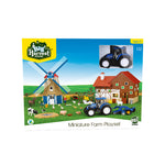 1:32 Farm Playset Include Dutch Windmill, Farmhouse, Tractor, Farmers, Animal Toys and Farm Tools
