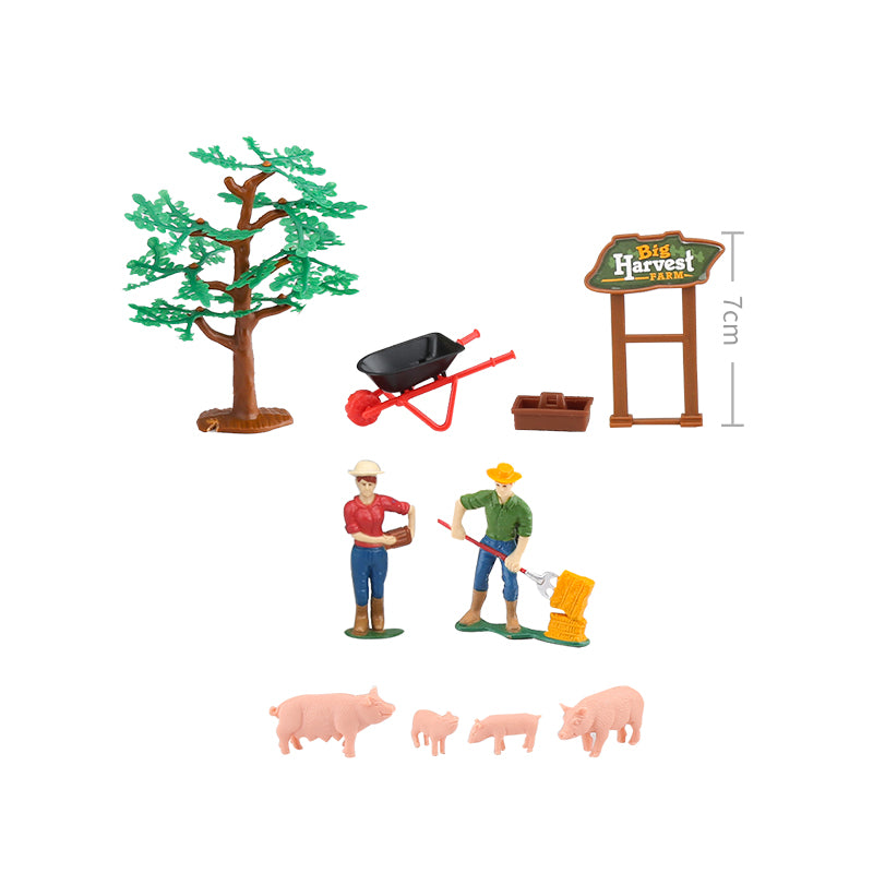 1:32 Farm Playset with Freewheel New Holland T5 Tractor