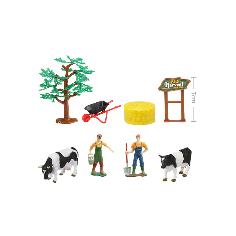 1:32 Farm Playset with Freewheel New Holland T5 Tractor