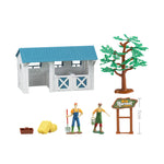 1:32 Farm Playset with Freewheel New Holland T5 Tractor