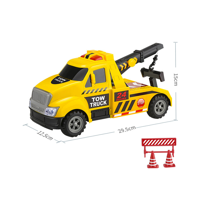 Friction Power Tow Truck with Light and Sound