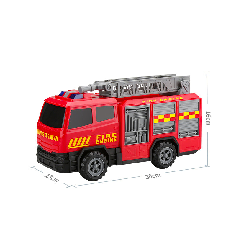 Friction Power Fire Engine with Light and Sound