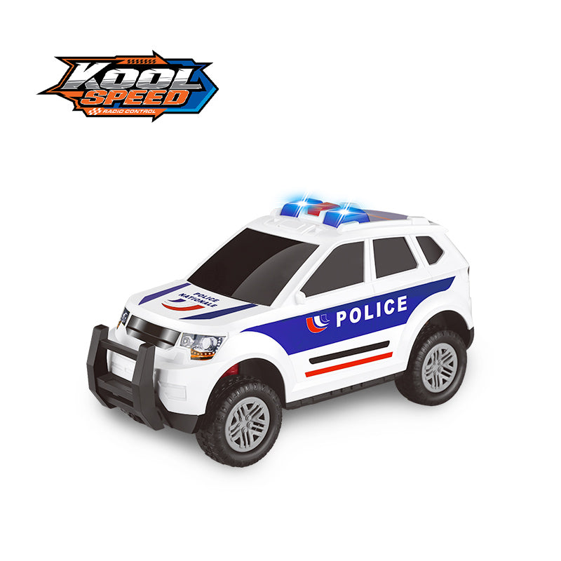Friction Power Police Truck with Light and Sound