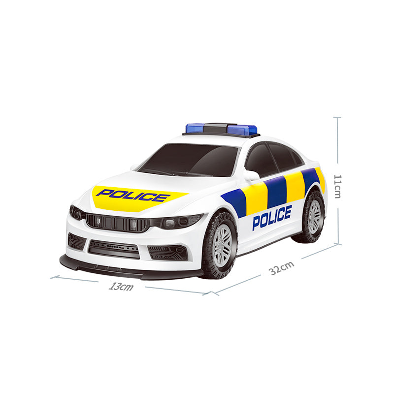 Friction Power Police Car with Light and Sound
