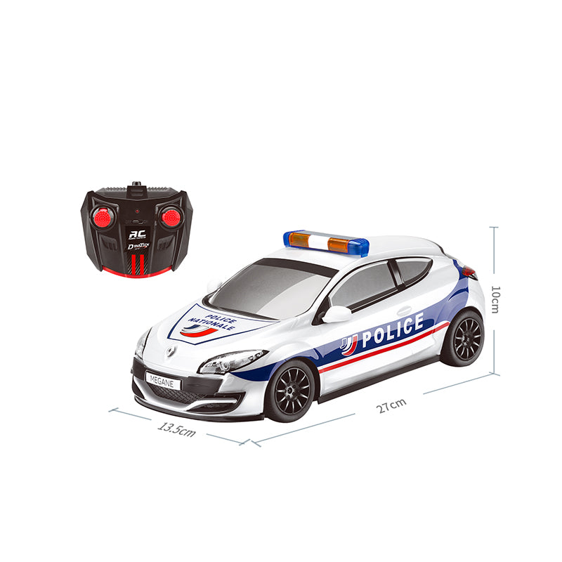 1:16 2.4GHz R/C RENAULT Mégane R.S. Police Car