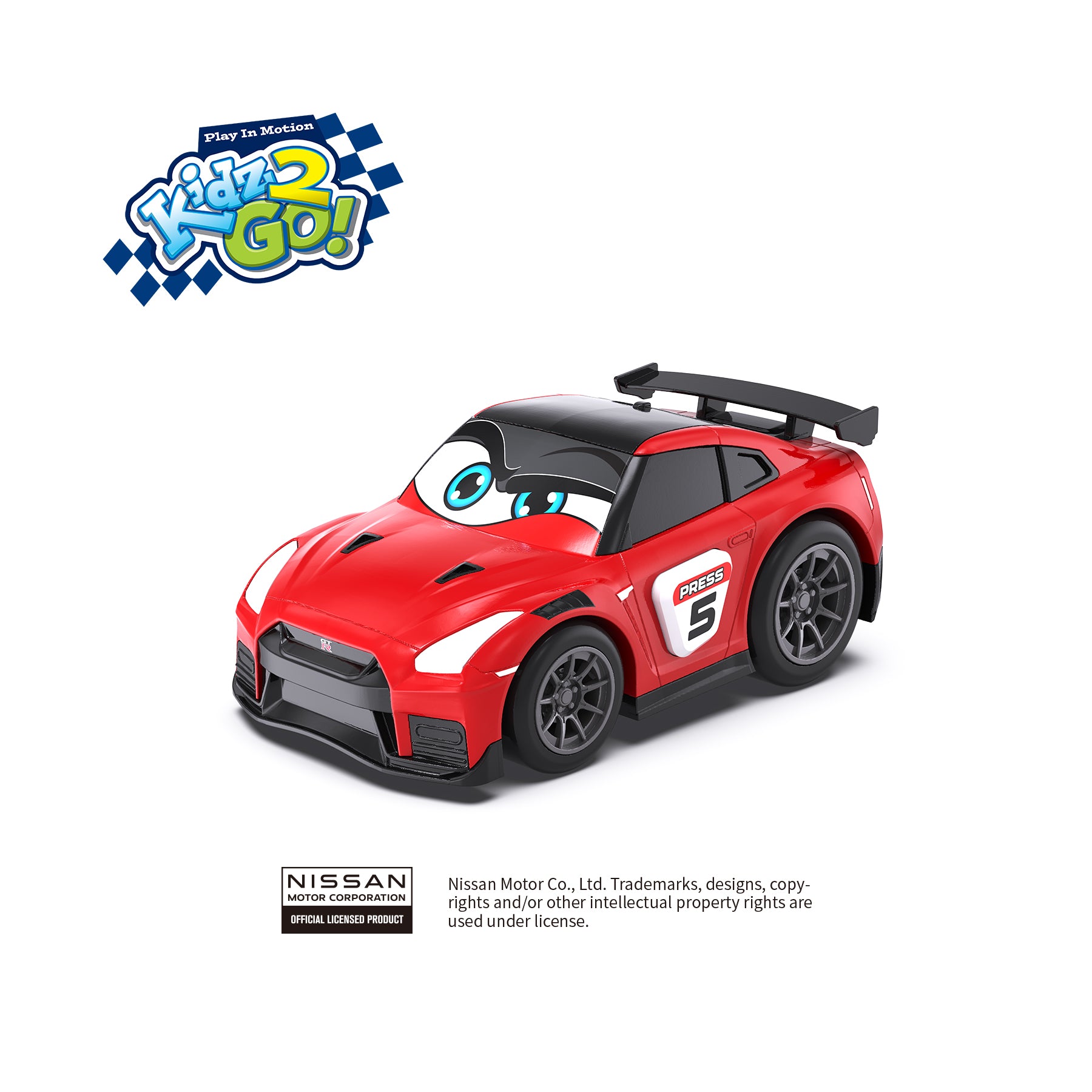 2.4G 2CH R/C Nissan GT-R Nismo Licensed Cartoon Car