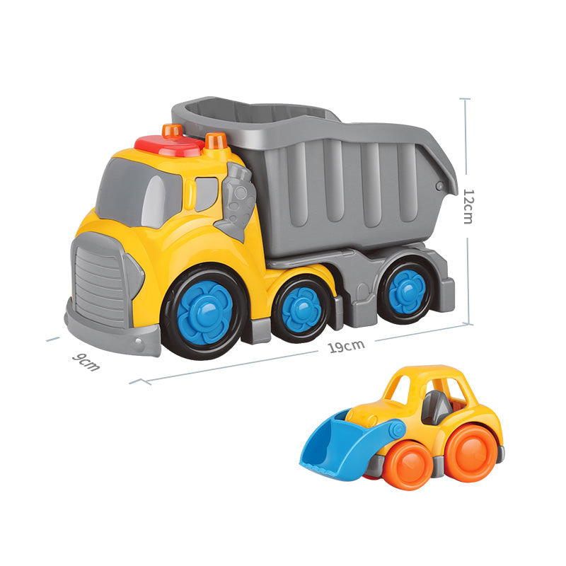 19cm Freewheel Dump Truck with Light and Sound