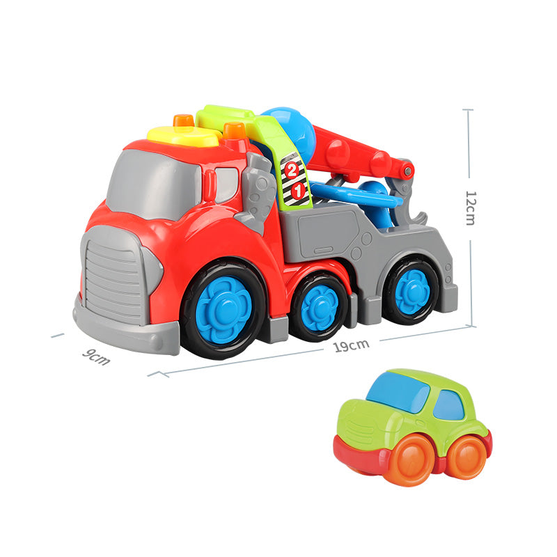 19cm Freewheel Tow Rescue Truck with Light and Sound