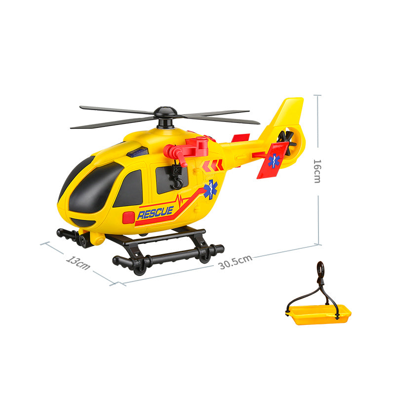 Freewheel Rescue Helicopter with Light and Sound