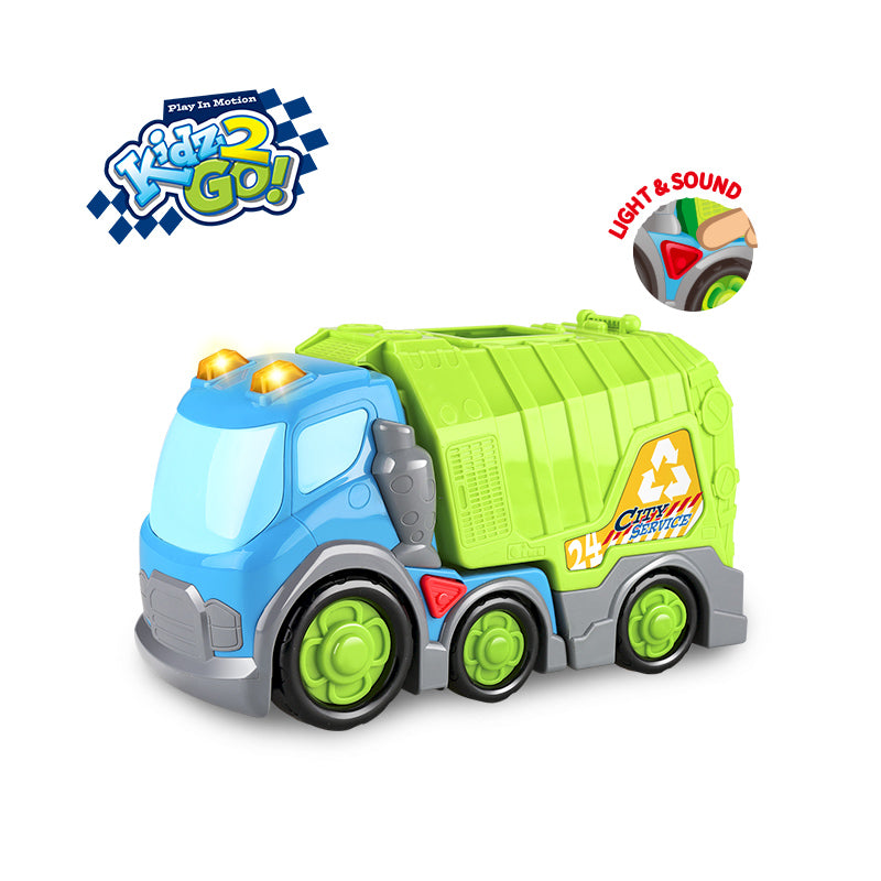 31cm Freewheel Garbage Truck with Light and Sound