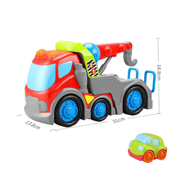 31cm Freewheel Tow Rescue Truck with Light and Sound