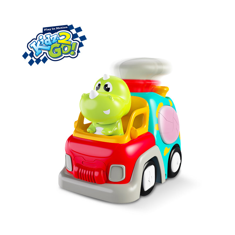 B/O Dino Cartoon Truck - ZooZoom Drivers