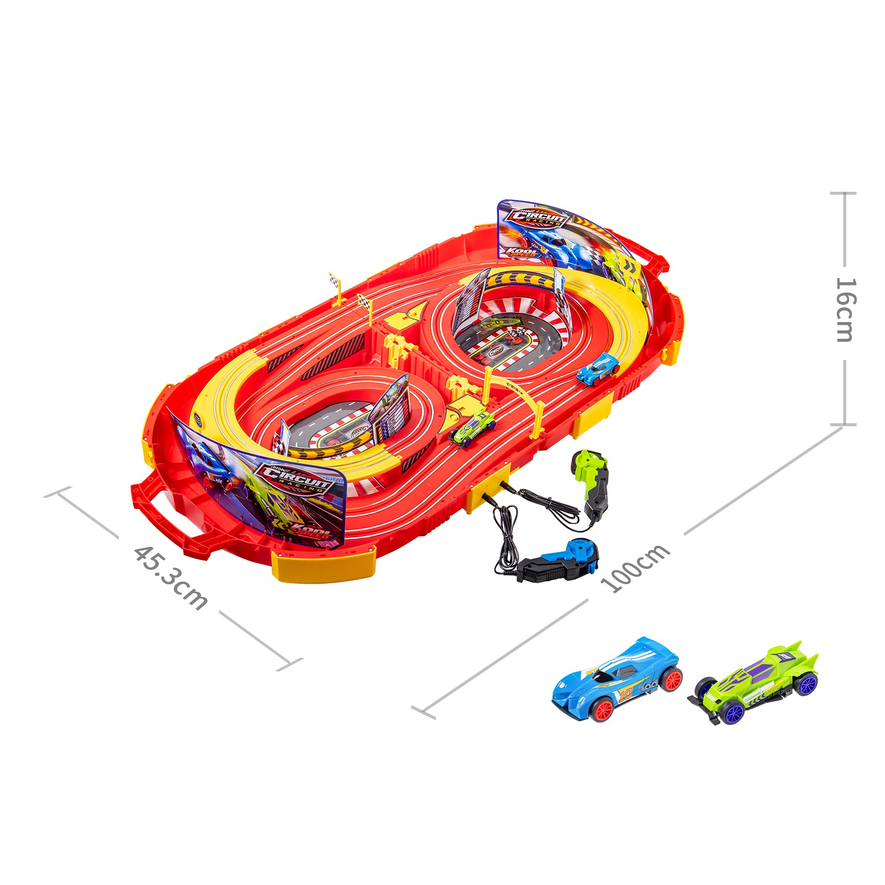 Circuit Racing Slot Track Set 280cm